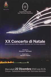 XX Concerto di Natale (locandina)