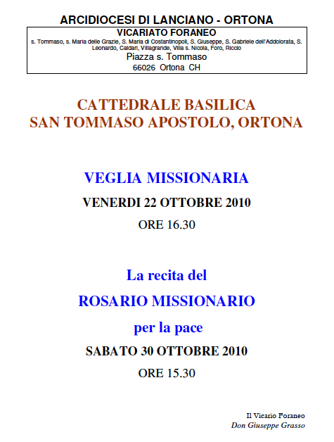 Convegno Diocesano Ministranti 2010